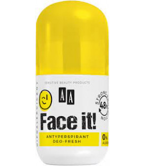 AA FACE IT! ANTYPERSPIRANT...